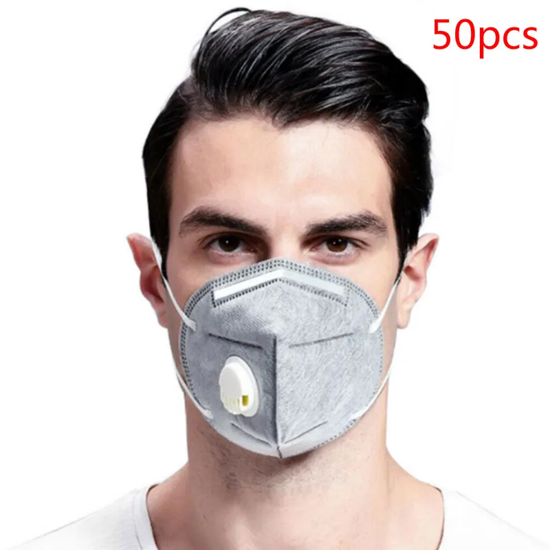50pcs Non-woven PM2.5 Anti Dust Mask Protection N95 Respirator Mask KN95 lot Reusable masque gaz maskesi masker Mouth Valve Mask
50pcs Non-woven PM2.5 Anti Dust Mask Protection N95 Respirator Mask KN95 lot Reusable masque gaz maskesi masker Mouth Valve Mask