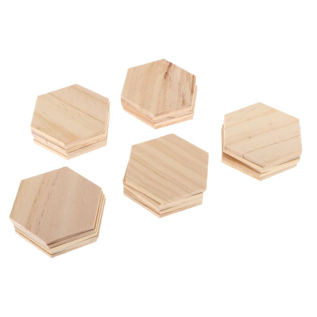 25 9x7.8cm Unfinished Hexagon Wood Pieces for DIY Engraving Carving Crafting Wood Square Plaques Wood Sheets Rustic Decorations 25 9x7.8cm Unfinished Hexagon Wood Pieces for DIY Engraving Carving Crafting Wood Square Plaques Wood Sheets Rustic Decorations