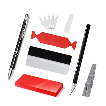 EHDIS Tint Squeegee Wrapping Tools Rubber Scraper Water Blade Bubble Release Carving Knife Cutter Car Vinyl Film Sticker Remover
EHDIS Tint Squeegee Wrapping Tools Rubber Scraper Water Blade Bubble Release Carving Knife Cutter Car Vinyl Film Sticker Remover