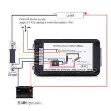 LCD Display DC Battery Monitor Meter 0-200V Voltmeter Ammeter For RV Solar Car Battery Voltmeter Ammeter For Home DIY
LCD Display DC Battery Monitor Meter 0-200V Voltmeter Ammeter For RV Solar Car Battery Voltmeter Ammeter For Home DIY