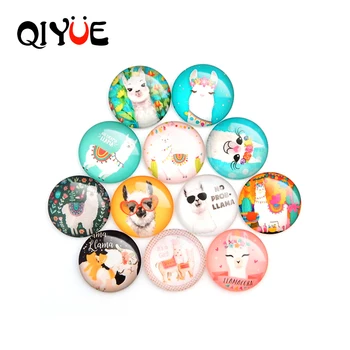 QIYUE 12 Patterns Cute Alpaca Magnetic Crystal Cabochon Glass Fridge Sticker Note Whiteboard Sticker Home Decoration Accessories 
QIYUE 12 Patterns Cute Alpaca Magnetic Crystal Cabochon Glass Fridge Sticker Note Whiteboard Sticker Home Decoration Accessories