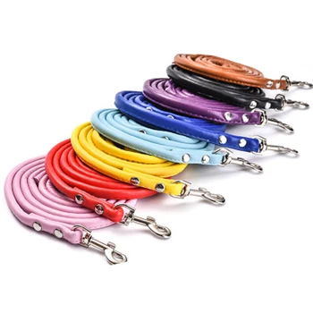 40PCS / LOT Pet Dog Leash Fashion Multicolor PU Round Rope Small And Medium-Sized Dog Leash Pet Supplies
40PCS / LOT Pet Dog Leash Fashion Multicolor PU Round Rope Small And Medium-Sized Dog Leash Pet Supplies