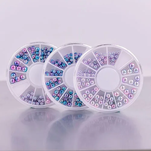 AACAR 1 Box AB DIY Colorful Nail Glitter Rhinestones 3d Charm Pearl Beads Tips In Wheels For UV Gel Nail Art
AACAR 1 Box AB DIY Colorful Nail Glitter Rhinestones 3d Charm Pearl Beads Tips In Wheels For UV Gel Nail Art