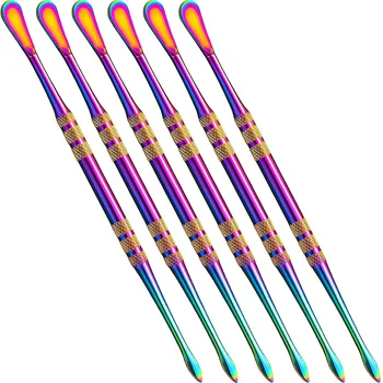 6 Packs Wax Carving Tool Wax Tool Carving Tool Rainbow Stainless Steel Tool Spoon 4.75 Inch
6 Packs Wax Carving Tool Wax Tool Carving Tool Rainbow Stainless Steel Tool Spoon 4.75 Inch