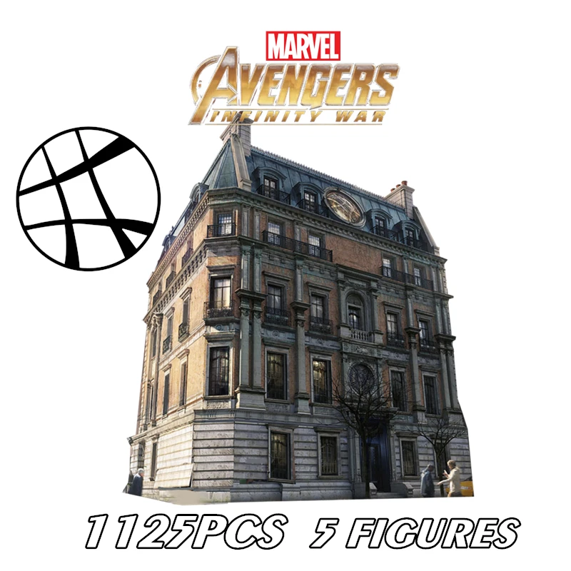 1125 шт. с принтами "Marvel" "Мстители" DR странные святая святых принтом