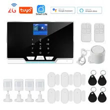433Mhz Tuya Wifi GSM Smart Home Security Alarm System Apps Control With Wireless Detector Sensor Works With Alexa & Google
433Mhz Tuya Wifi GSM Smart Home Security Alarm System Apps Control With Wireless Detector Sensor Works With Alexa & Google