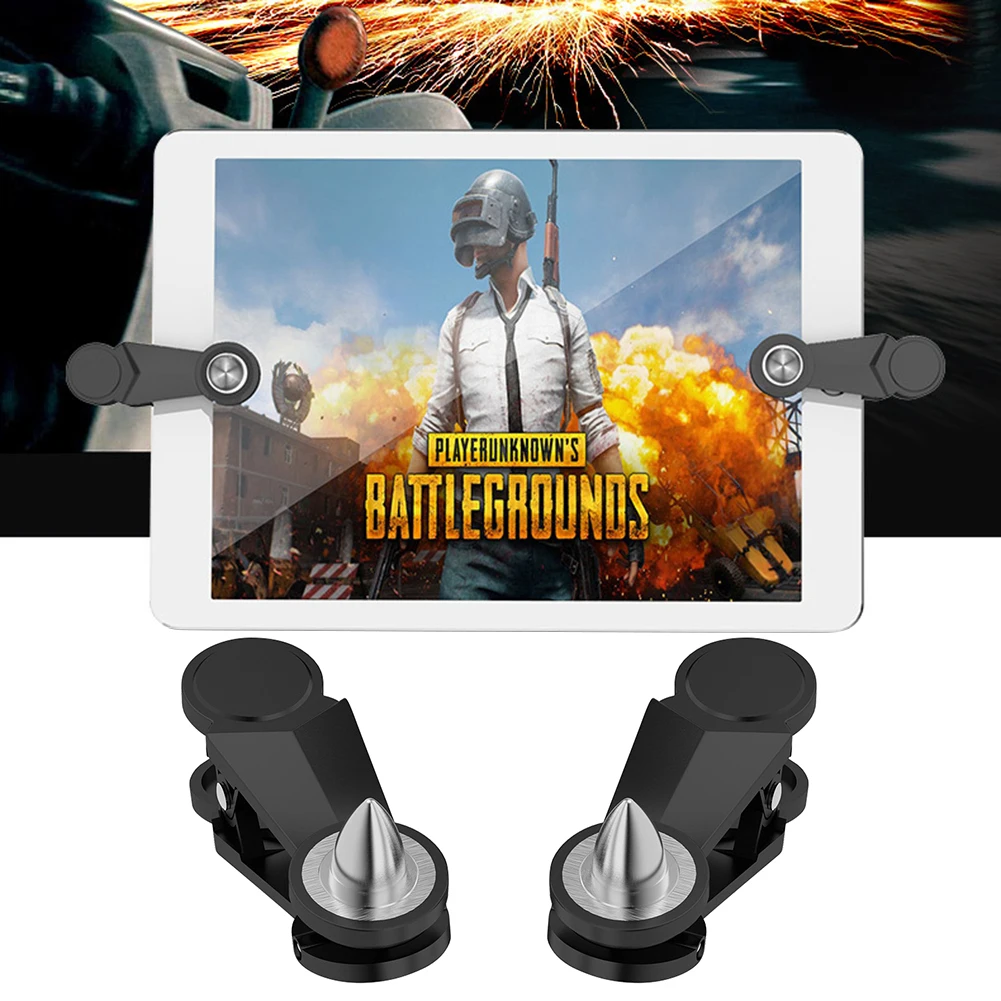 New PUBG Mobile Control for Ipad Tablet Cell Phone Gamepad Trigger Fire Button L1R1 Shooter Controller Joystick for IOS Android
New PUBG Mobile Control for Ipad Tablet Cell Phone Gamepad Trigger Fire Button L1R1 Shooter Controller Joystick for IOS Android