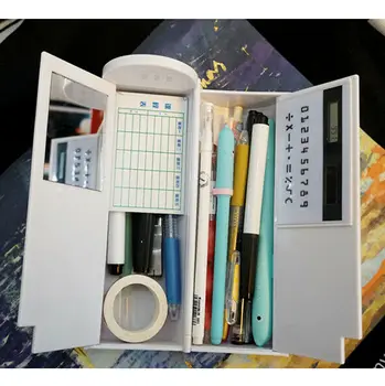 Pencil Case Organizer Creative Multi-Function Large-Capacity Pen Box With mirror School Supplies Pen Box
Pencil Case Organizer Creative Multi-Function Large-Capacity Pen Box With mirror School Supplies Pen Box