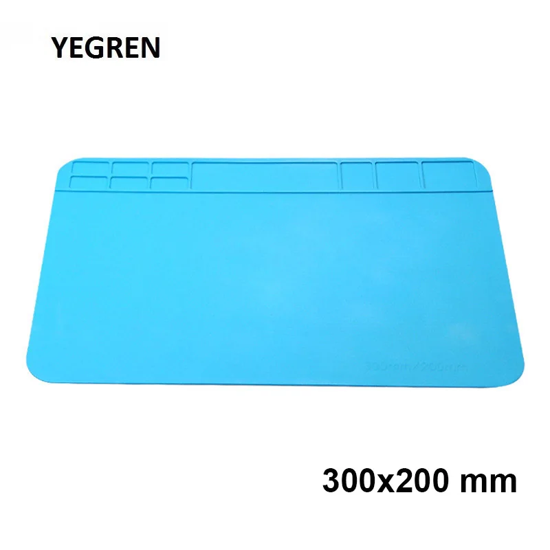 300x200 mm Silicone Pad Repairing Working Pad Insulation Mat Multi-component Placed Working Stage for Mobile Phone Repairing
300x200 mm Silicone Pad Repairing Working Pad Insulation Mat Multi-component Placed Working Stage for Mobile Phone Repairing
