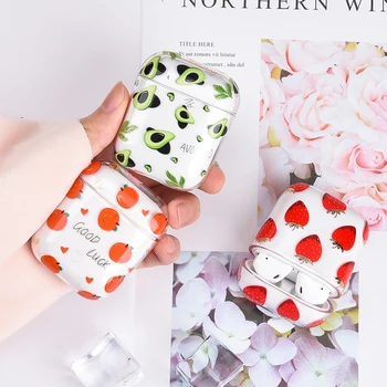 For Apple Airpods 2 1 Small Fresh Earphone Protective Case Transparent Fruit Pattern Hard PC Cover For AirPods Case Headset Case
For Apple Airpods 2 1 Small Fresh Earphone Protective Case Transparent Fruit Pattern Hard PC Cover For AirPods Case Headset Case