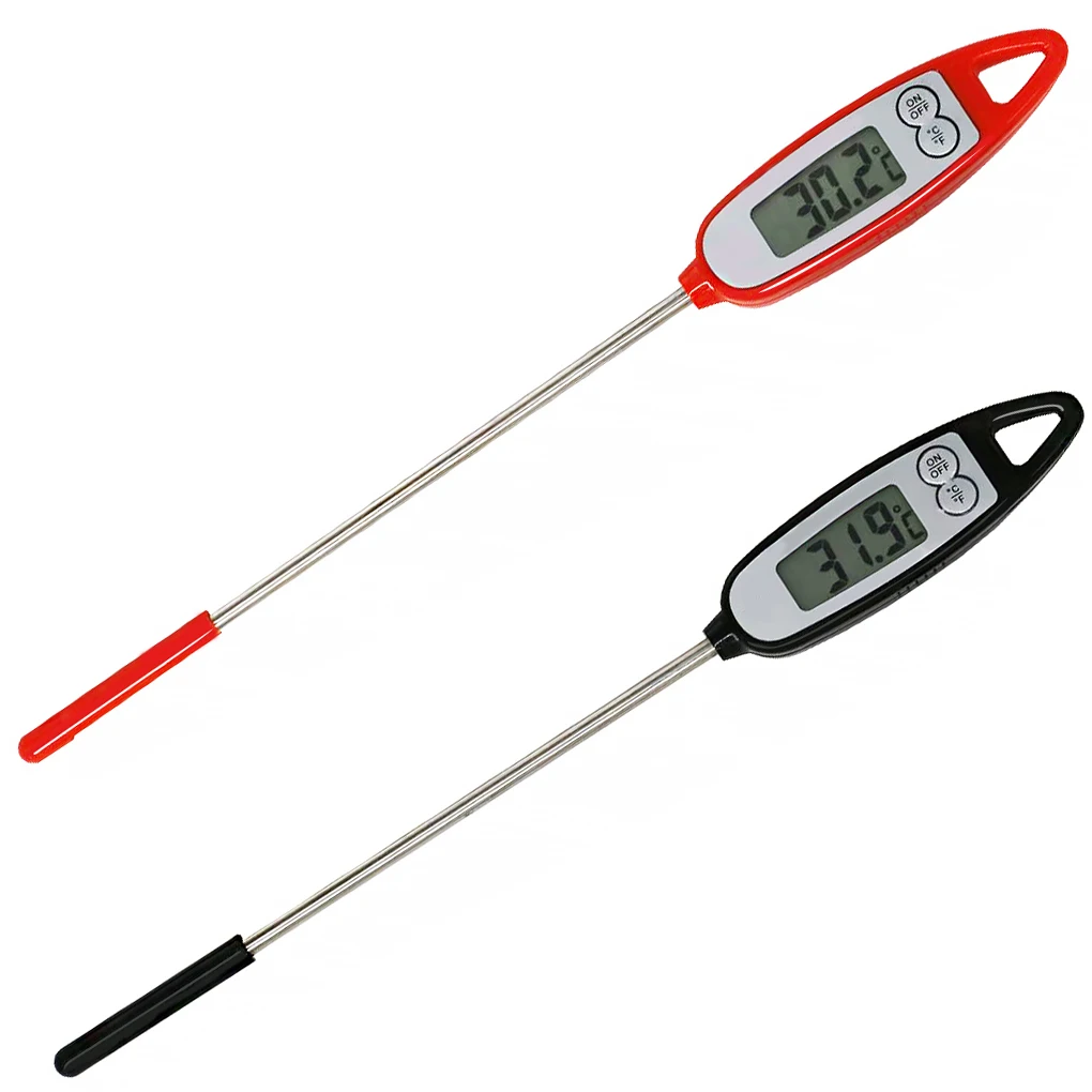 Digital Cooking Temperature Probe Meter Barbeque LCD Display Meat Food Thermometer Kitchen Tool Black/red
Digital Cooking Temperature Probe Meter Barbeque LCD Display Meat Food Thermometer Kitchen Tool Black/red