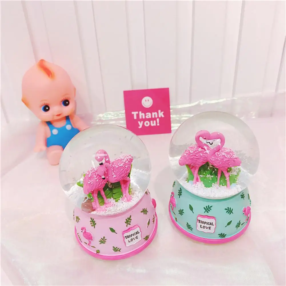 Pink Flamingo 3D Snow Crystal Ball Music Box Glass Glitter 3 X 5 Inch Best Gift For Girlfriend Baby Girls Music Box
Pink Flamingo 3D Snow Crystal Ball Music Box Glass Glitter 3 X 5 Inch Best Gift For Girlfriend Baby Girls Music Box