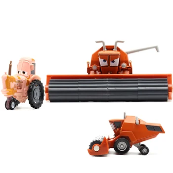 

Disney Pixar Cars 2 3 Metal Diecast Car Toy Frank Tractor Combine Harvester Bulldozer Modle Mcquee Frank Miss Fritter Kid Toys