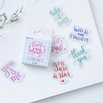 45Pcs/set English Stickers Manual sticker Box Sticker Memo Stickers Diary Stickers Kawaii Planner Scrapbooking Stationery
45Pcs/set English Stickers Manual sticker Box Sticker Memo Stickers Diary Stickers Kawaii Planner Scrapbooking Stationery