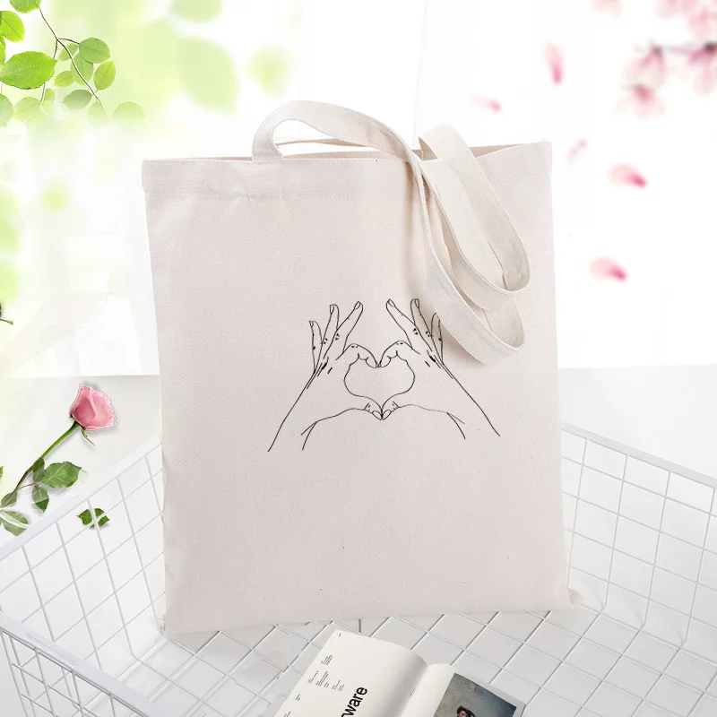 gesture Canvas Tote Bag Shopping Bag Custom Print Logo Text DIY Daily Use Eco Ecologicas Reusable Recycle Handbag
gesture Canvas Tote Bag Shopping Bag Custom Print Logo Text DIY Daily Use Eco Ecologicas Reusable Recycle Handbag