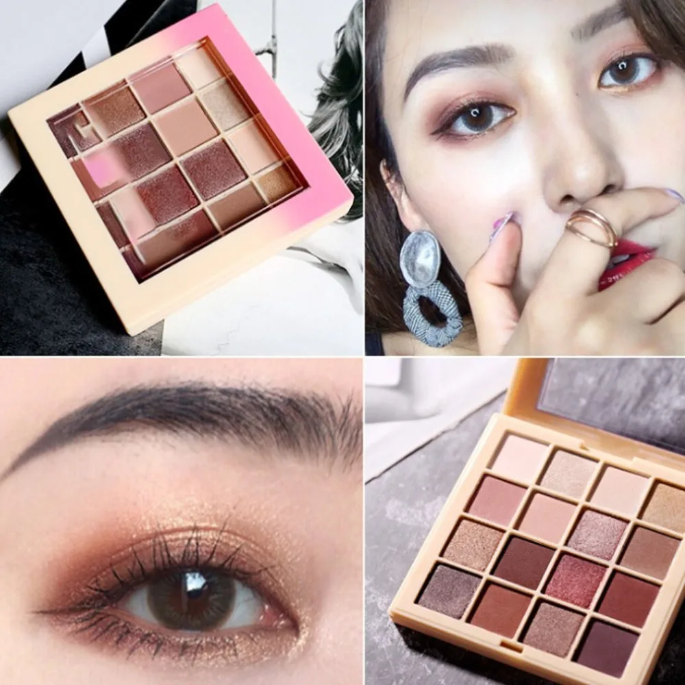 16 Colors Eye Shadow Palette Long Lasting Matte Glitter Eye Makeup Shimmer Eyeshadow Palette Women Cosmetics
16 Colors Eye Shadow Palette Long Lasting Matte Glitter Eye Makeup Shimmer Eyeshadow Palette Women Cosmetics