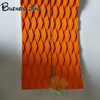 Set of 2 Orange Diamond Grooved EVA Non-Slip Surfboard Surf Traction Pad Tail Pad Bar Grip 35x8cm
Set of 2 Orange Diamond Grooved EVA Non-Slip Surfboard Surf Traction Pad Tail Pad Bar Grip 35x8cm
