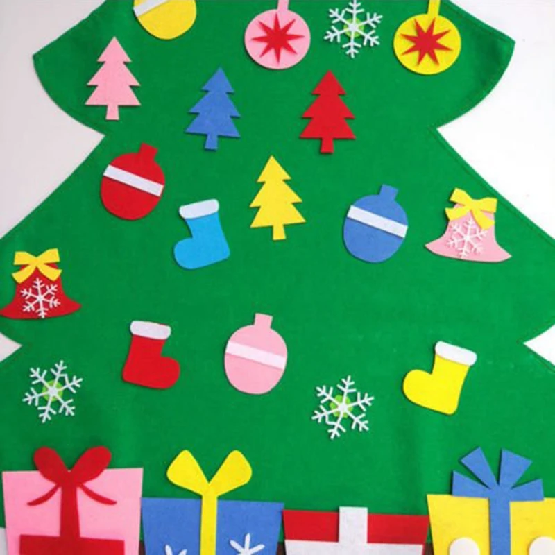 DIY Felt Christmas Tree New Year Gifts Kids Toys Artificial Tree Door Wall Hanging Ornaments Christmas Decoration for Home
DIY Felt Christmas Tree New Year Gifts Kids Toys Artificial Tree Door Wall Hanging Ornaments Christmas Decoration for Home