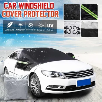 Universal Car Front Windscreen Snow Ice Shield Cover Auto Windshield Sunshade Cover Anti-frost Anti-fog Sun Protector
Universal Car Front Windscreen Snow Ice Shield Cover Auto Windshield Sunshade Cover Anti-frost Anti-fog Sun Protector