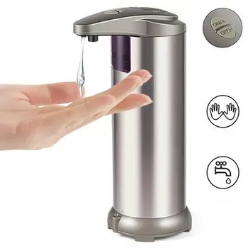 250ml Automatic Sensor Soap Dispenser Motion Activated Touchless Sanitizer Dispenser Smart Sensor for Kitchen Bathroom use
250ml Automatic Sensor Soap Dispenser Motion Activated Touchless Sanitizer Dispenser Smart Sensor for Kitchen Bathroom use