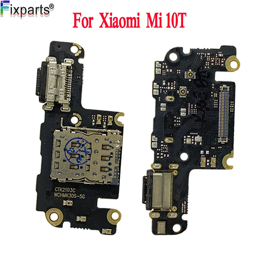 USB-порт для зарядки Xiaomi Mi 10T Lite шлейф зарядного устройства | Мобильные телефоны и