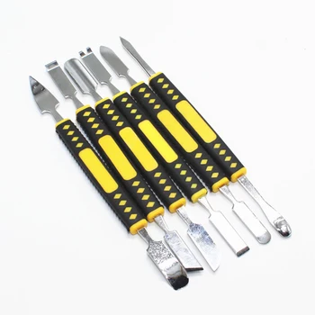 6pcs Mobile Phone Scraper Repair Spudger Set Dual Ends Multipurpose Disassemble Tool Portable Pry Tablet Opening Durable Metal
6pcs Mobile Phone Scraper Repair Spudger Set Dual Ends Multipurpose Disassemble Tool Portable Pry Tablet Opening Durable Metal