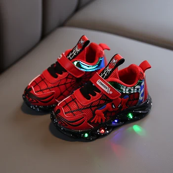 Boys Sneaker Girls Spiderman Luminous Shoes With Led Lights Sneakers Spring New Children Shoes Baby Toddler Boys Girls Shoes
Boys Sneaker Girls Spiderman Luminous Shoes With Led Lights Sneakers Spring New Children Shoes Baby Toddler Boys Girls Shoes