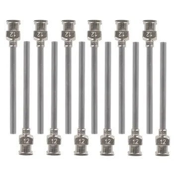 12Ga 1.5 Inch Blunt Stainless Steel Dispensing Adhesive Glue Syringe Needle Tips Pack of 12
12Ga 1.5 Inch Blunt Stainless Steel Dispensing Adhesive Glue Syringe Needle Tips Pack of 12