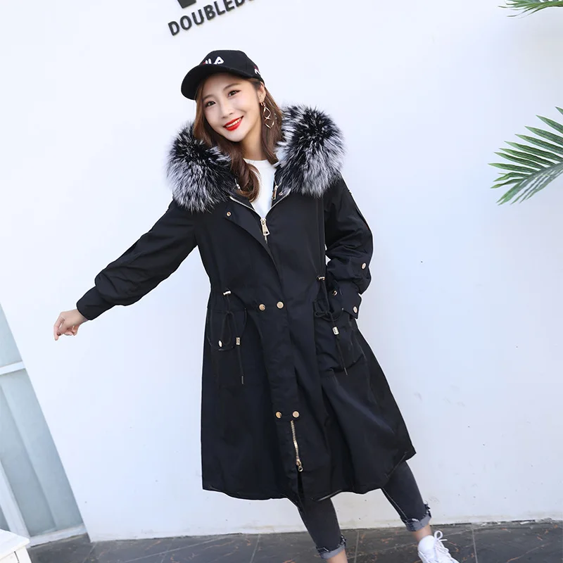 2020 Fashion Sheep Shearing Fluffy Liner Dovetail Parkas women Overcomes Long Detachable Raccoon Fur Oversized Fur Collar
2020 Fashion Sheep Shearing Fluffy Liner Dovetail Parkas women Overcomes Long Detachable Raccoon Fur Oversized Fur Collar