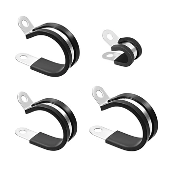 uxcell 5Pcs Cable Clamp 6-63mm OD 304 Stainless Steel Rubber Cushioned Insulated Clamp R Shape Metal Clamp Insulated
uxcell 5Pcs Cable Clamp 6-63mm OD 304 Stainless Steel Rubber Cushioned Insulated Clamp R Shape Metal Clamp Insulated
