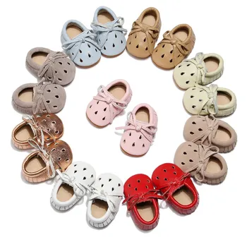 Cow Genuine leather Suede baby Shoes Solid Tassel Knotted Cutout Crib Shoes Non-slip Trend Waterdrops Handmade Crib Shoes 
Cow Genuine leather Suede baby Shoes Solid Tassel Knotted Cutout Crib Shoes Non-slip Trend Waterdrops Handmade Crib Shoes