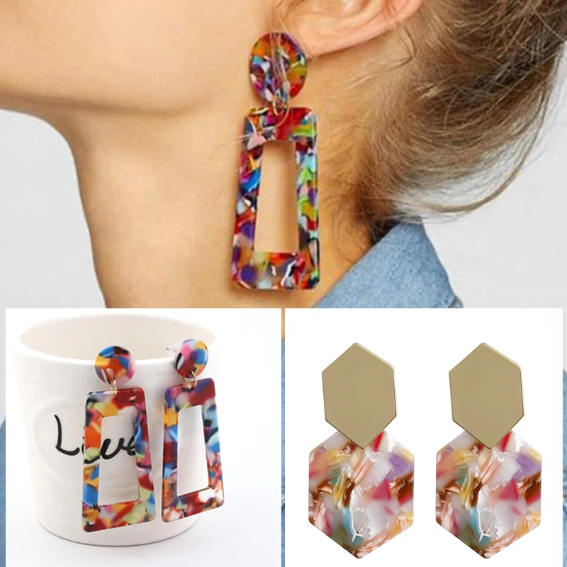 Fashion Clip on Earrings Leopard Acrylic Long Geometric Square Circle Without Piercing Ear Clips for Women
Fashion Clip on Earrings Leopard Acrylic Long Geometric Square Circle Without Piercing Ear Clips for Women