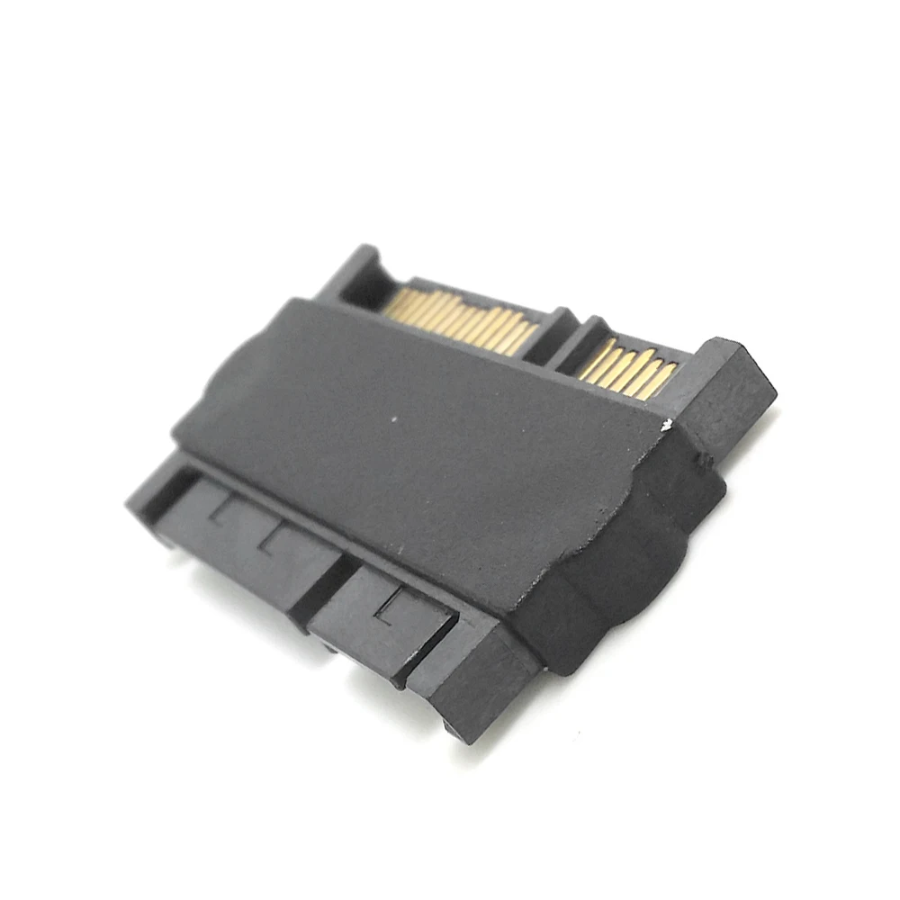 Adapter 7-pin ATA Plug SATA connector to 15-pin male power connector and sf-8482 SAS con Male to Male Connector
Adapter 7-pin ATA Plug SATA connector to 15-pin male power connector and sf-8482 SAS con Male to Male Connector