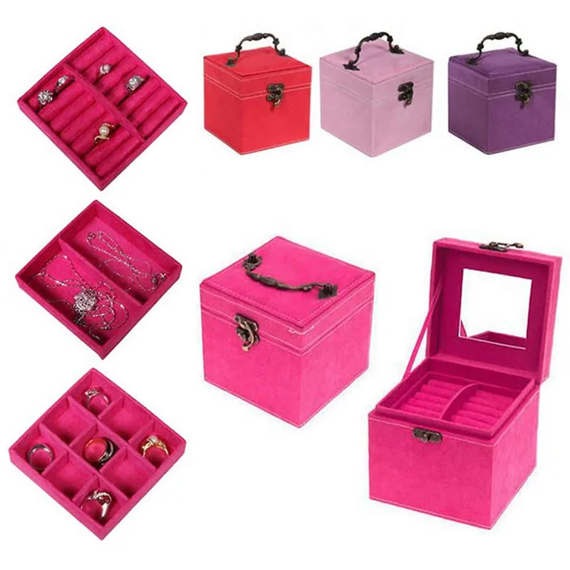 Suede Within Three Layer Jewlery Box Jewelry Box Ring Ear Stud Bracelets Organizing Storage Box European Style Princess Create
Suede Within Three Layer Jewlery Box Jewelry Box Ring Ear Stud Bracelets Organizing Storage Box European Style Princess Create