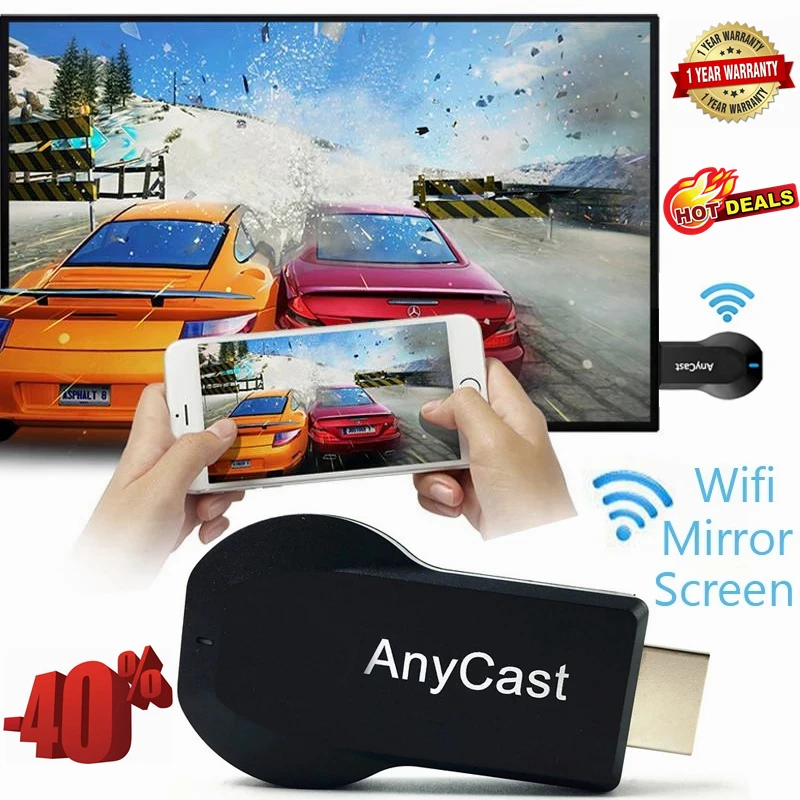 M2 Plus Anycast TV stick Wifi Display Receiver DLNA Miracast Airplay Mirror Screen HDMI Adapter Android IOS Mirascreen Dongle
M2 Plus Anycast TV stick Wifi Display Receiver DLNA Miracast Airplay Mirror Screen HDMI Adapter Android IOS Mirascreen Dongle