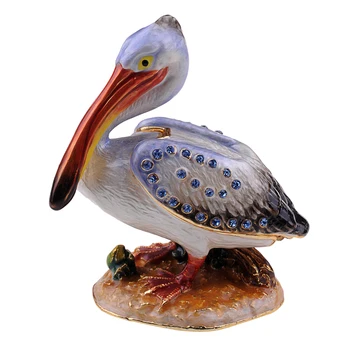 BIRD TRINKET BOX DECORATIVE VINTAGE BOX BIRD HOME DECORATION PEWTER ORNAMENT GIFTWARE RUSSIAN CRAFT
BIRD TRINKET BOX DECORATIVE VINTAGE BOX BIRD HOME DECORATION PEWTER ORNAMENT GIFTWARE RUSSIAN CRAFT