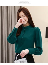 Stand-up Collar Women Shirt Solid Long-sleeved 2022 Spring Loose Shirt Fashion Top Office Ladies Women Tops Blouse Dropshipping 
Stand-up Collar Women Shirt Solid Long-sleeved 2022 Spring Loose Shirt Fashion Top Office Ladies Women Tops Blouse Dropshipping