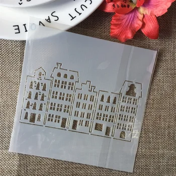 5" Building House Street DIY Layering Stencils Painting Scrapbook Coloring Embossing Album Decorative Paper Card Template
5" Building House Street DIY Layering Stencils Painting Scrapbook Coloring Embossing Album Decorative Paper Card Template