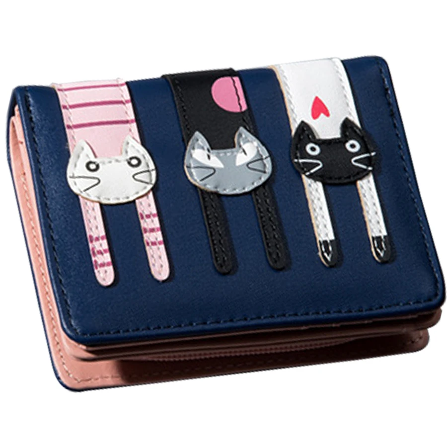 Cute 3D Cat Short Women Wallet Chain Ladies Clutch Purses Mini Cartoon Animal Clip Wallets Casual Pu Leather Credit Card Holders
Cute 3D Cat Short Women Wallet Chain Ladies Clutch Purses Mini Cartoon Animal Clip Wallets Casual Pu Leather Credit Card Holders