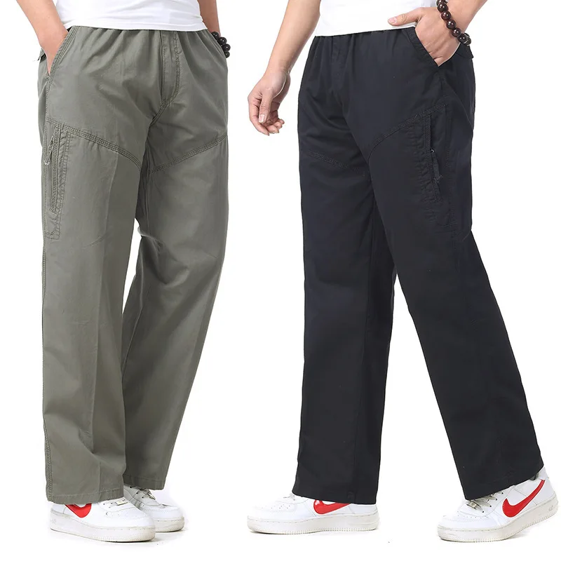 Spring Clothing Loose Casual Pants Men Straight-Cut Bib Overall Plus-sized Lard-bucket Greenish Blue Middle-aged Trousers Spring
Spring Clothing Loose Casual Pants Men Straight-Cut Bib Overall Plus-sized Lard-bucket Greenish Blue Middle-aged Trousers Spring
