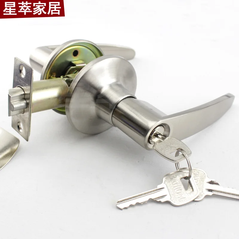 Mechanical Door Lock 802 Three-handle Lock Bathroom Door Lock round Hole Handle Lock Room Door Locks Handles round Lock
Mechanical Door Lock 802 Three-handle Lock Bathroom Door Lock round Hole Handle Lock Room Door Locks Handles round Lock