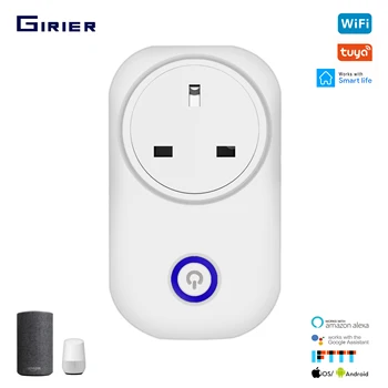 Wifi Power Socket UK 16A with Energy Monitor Timing Switch Wireless Voice Tuya App Control Smart Plug Support Alexa Google Home
Wifi Power Socket UK 16A with Energy Monitor Timing Switch Wireless Voice Tuya App Control Smart Plug Support Alexa Google Home