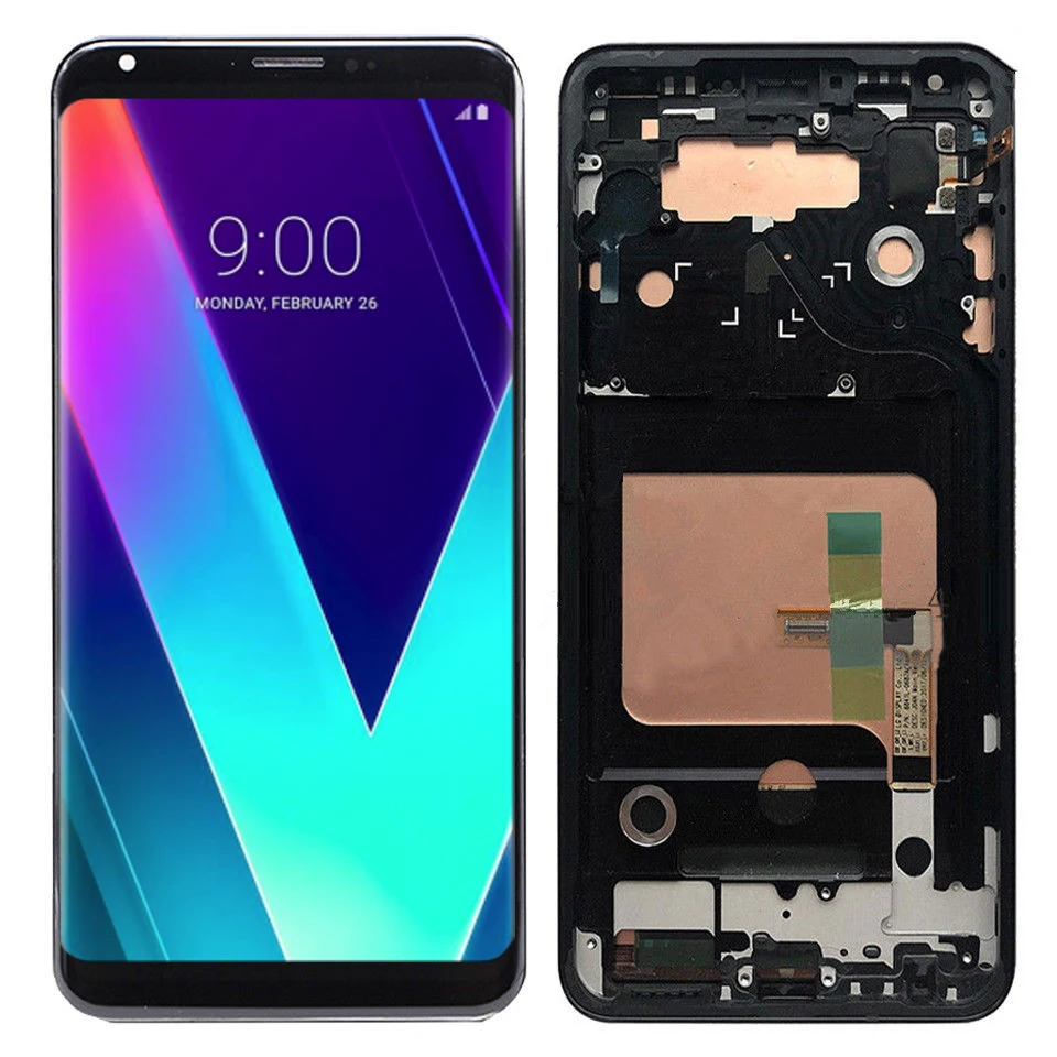 6.0"OTMIL AMOLED For LG V35 ThinQ LCD Display Touch Screen with Frame Digitizer Assembly Replacement For LG V35 Display V30+
6.0"OTMIL AMOLED For LG V35 ThinQ LCD Display Touch Screen with Frame Digitizer Assembly Replacement For LG V35 Display V30+