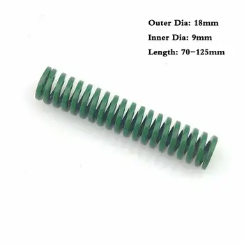 1Pcs Spring Heavy Load Coil Stamping Compression Mold Die Spring Green Outside Diameter 18mm Inner Diameter 9mm Length 70-125mm
1Pcs Spring Heavy Load Coil Stamping Compression Mold Die Spring Green Outside Diameter 18mm Inner Diameter 9mm Length 70-125mm