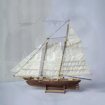1:120 Diy assembled wooden sailboat classic laser cutting sailing toy mosaic desktop ornaments baby toys childhood memories
1:120 Diy assembled wooden sailboat classic laser cutting sailing toy mosaic desktop ornaments baby toys childhood memories