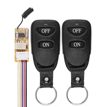 DC 3.5V 5V 9V 12V Mini Relay Wireless Remote Control Switch For LED Lamp 433 MHZ Micro Receiver With Box and Black Transmitter
DC 3.5V 5V 9V 12V Mini Relay Wireless Remote Control Switch For LED Lamp 433 MHZ Micro Receiver With Box and Black Transmitter