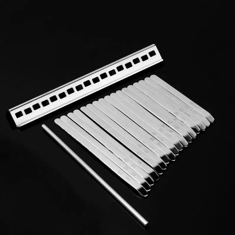 Aluminum Alloy Replacement Keys For 17 Note Kalimba African Mbira Thumb Piano Parts Solid Metal Musical Instruments Accessaries
Aluminum Alloy Replacement Keys For 17 Note Kalimba African Mbira Thumb Piano Parts Solid Metal Musical Instruments Accessaries
