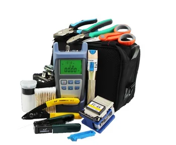 12 PCS Fiber Optic FTTH Tool Kit with Optical Power Meter 5km Visual Fault Locator and Fiber Cleaver Wire stripper
12 PCS Fiber Optic FTTH Tool Kit with Optical Power Meter 5km Visual Fault Locator and Fiber Cleaver Wire stripper