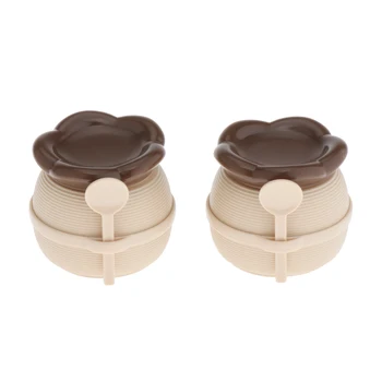 2pcs Portable Empty Makeup Cosmetic Jar 6oz Refillable Face Cream Lotion Mud Mask Pot with Spoon - 180ml, Multi-Purpose
2pcs Portable Empty Makeup Cosmetic Jar 6oz Refillable Face Cream Lotion Mud Mask Pot with Spoon - 180ml, Multi-Purpose