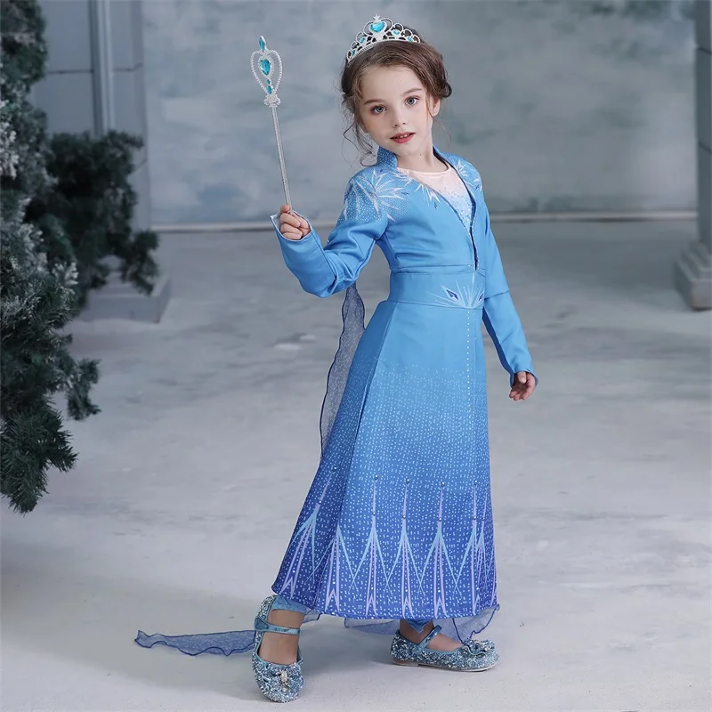 Anna Elsa Dress For Girls New Halloween Cosplay Costume Carnival Party Princess Dress Winter Long Sleeves Kids Dresses For Girl
Anna Elsa Dress For Girls New Halloween Cosplay Costume Carnival Party Princess Dress Winter Long Sleeves Kids Dresses For Girl